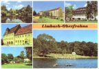 Teich im Stadtpark, Neubauten, Hotel "Völkerfreundschaft", Rathaus, Knaumühlenbad - 1983