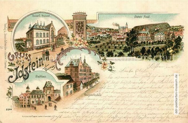 Idstein im Taunus (Hessen), um 1900
