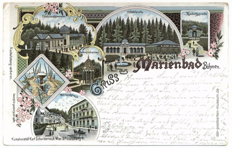 Marienbad in Böhmen, heute Marianske Lazne (Tschechien)