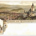 Wernigerode am Harz (Sachsen-Anhalt) - um 1910