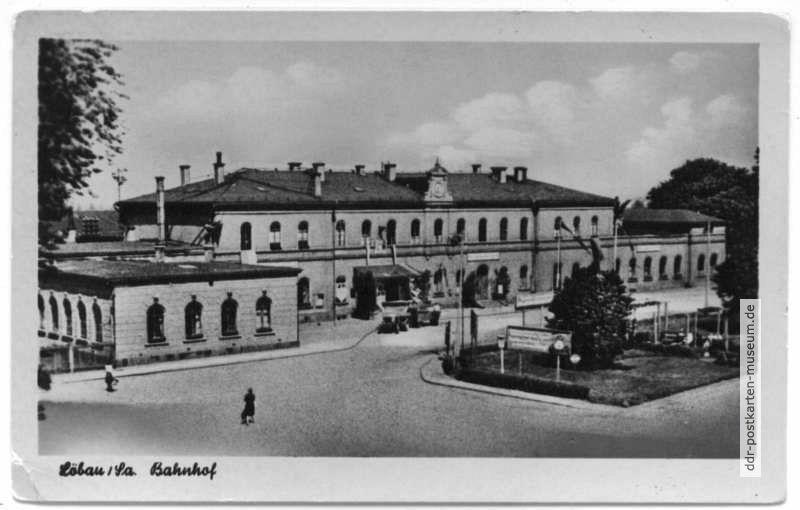 Bahnhof Löbau - 1955