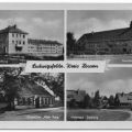 Neue Siedlung, Grundschule 1, Gaststätte "Alter Krug", Holzhaus-Siedlung - 1954
