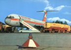 Turbinenstrahlverkehrsflugzeug "IL 62" und Minol-Tankfahrzeug - 1973