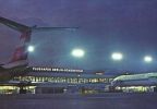 Flughafen Berlin-Schönefeld, "TU 134 A" vor der neuen Passagierabfertigung - 1976