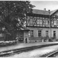 Bahnhof Mägdesprung mit Gaststätte - 1967