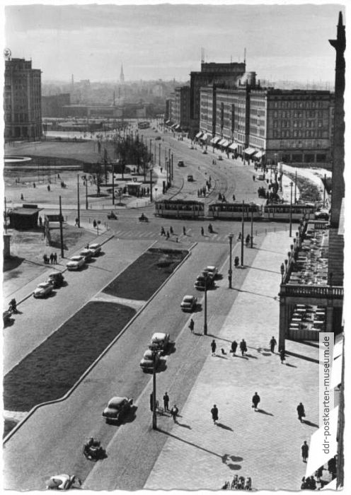 Kreuzung Wilhelm-Pieck-Allee - 1960