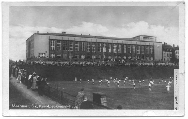 Sportplatz am Karl-Liebknecht-Haus - 1951
