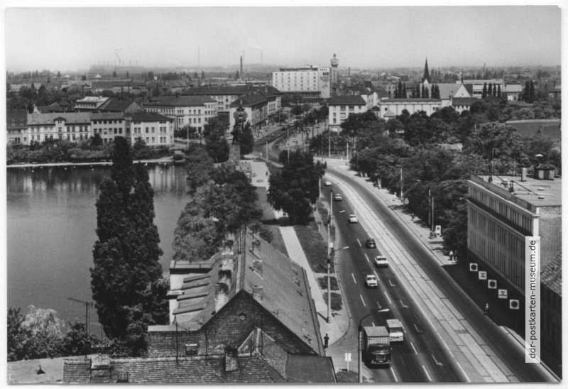 Leninstraße am Gotthardteich - 1982