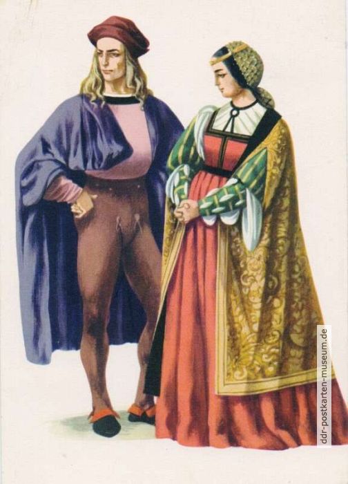 Festkleidung und Schmuckgewänder um 1525 (16. Jahrhundert) - 1966