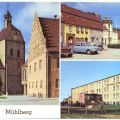 Frauenkirche und Rathaus, Ernst-Thälmann-Straße, Oberschule "Wilhelm Pieck" - 1978