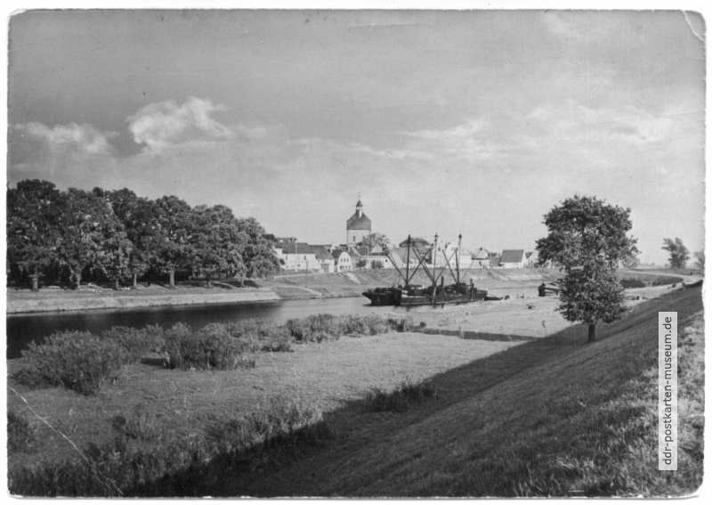 Hafen in Mühlberg - 1958
