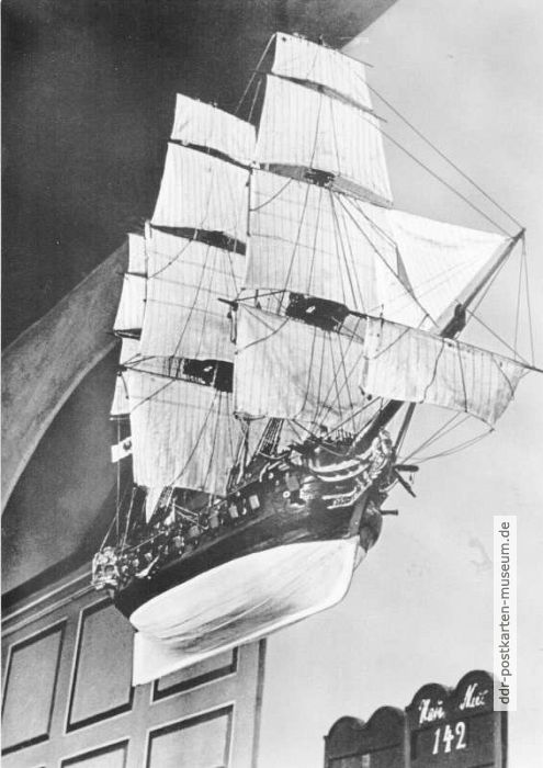 200-jähriges Schiffsmodell aus der Prerower Seemannskirche - 1969