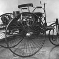 Erster Kraftwagen mit Verbrennungsmotor, 1886 gebaut von Carl Benz - 1974