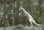 Saurierparkanlage mit Camptosaurus und Antrodemus aus der Jurazeit - 1986