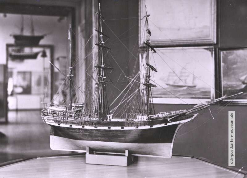 Modell einer Rostocker Bark (19. Jahrhundert) - 1978
