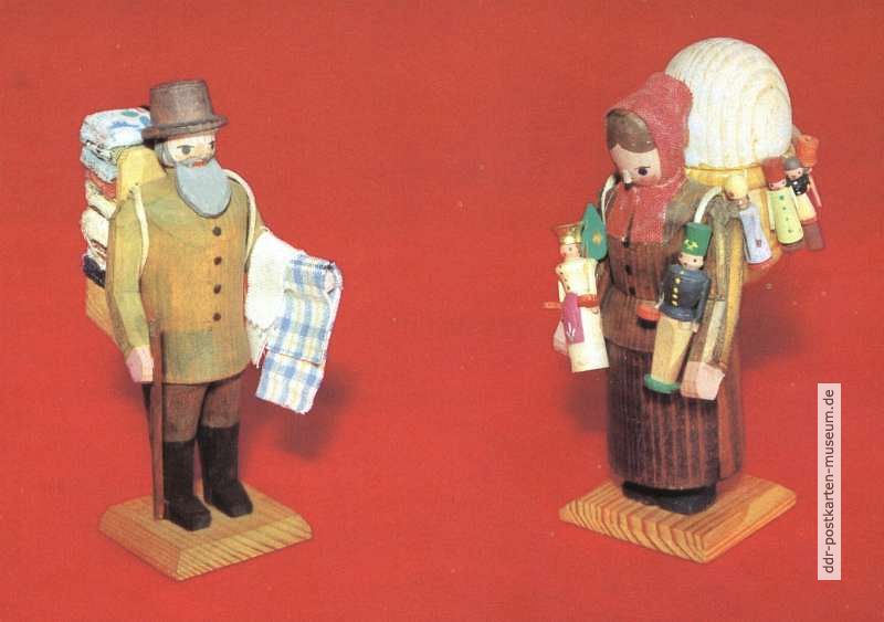 Neue Volkskunstformen - Stoffhändler und Spielzeughändlerin - 1983