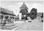 Marktplatz mit Ehrenhain und St. Georgs-Kirche - 1973