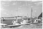 Neuendorf auf Ostsee-Insel Hiddensee, Im Hafen - 1966