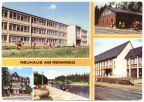 Friedrich-Engels-Oberschule, Erholungsheim, Rennsteigbaude, Waldbad, Postamt - 1977