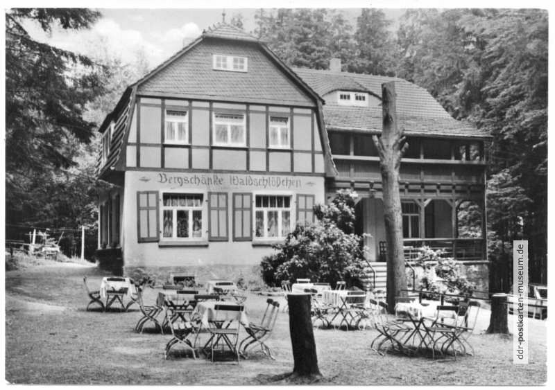 Gaststätte "Bergschänke Waldschlößchen" - 1982