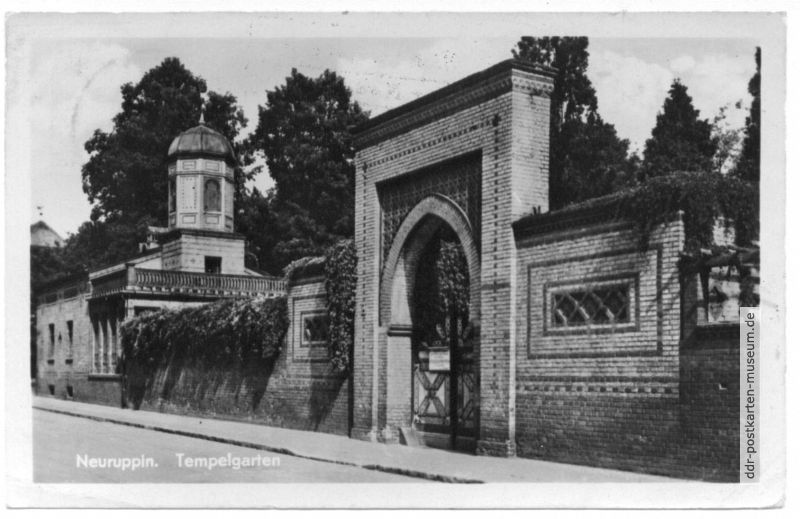 Tempelgarten, Eingang - 1957