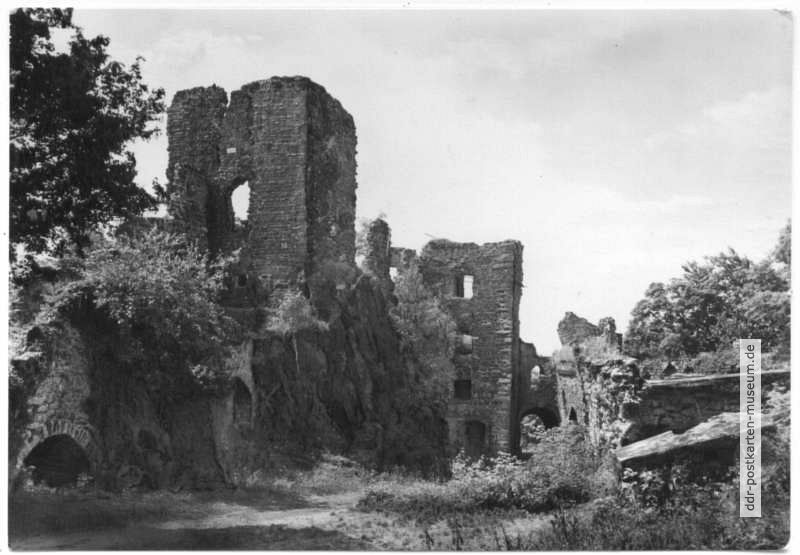 Ruine Hohnstein bei Neustadt  / Südharz - 1960