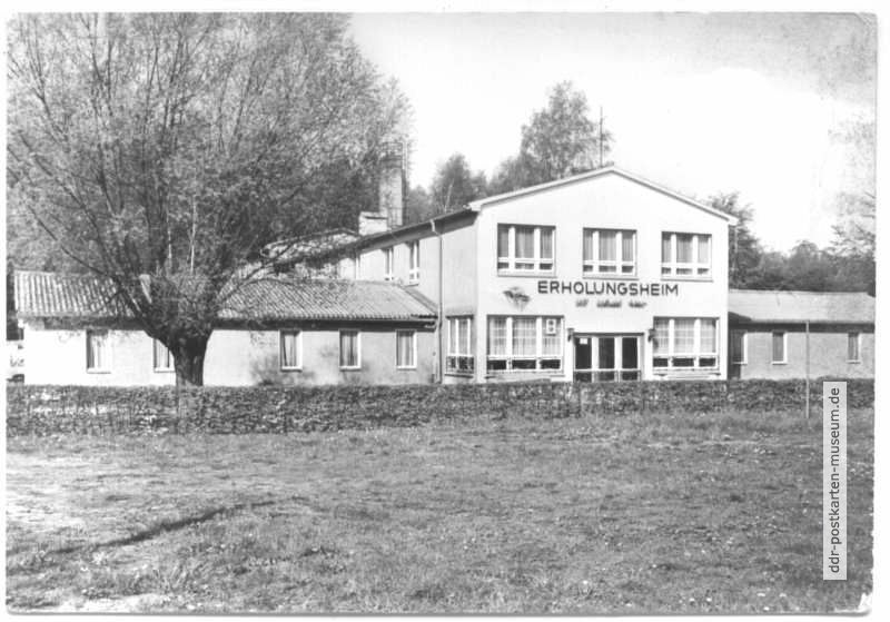 Erholungsheim des VEB Kalikombinat Werra - 1980