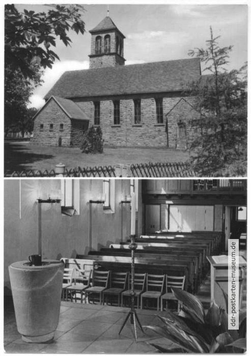 Evangelische Kirche, 1957 erbaut - 1985
