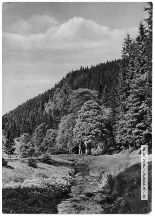 Silbergraben mit Räuberstein - 1963
