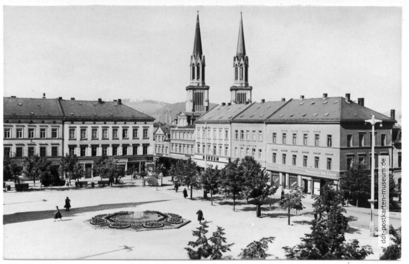 Markt, Jakobikirche - 1958