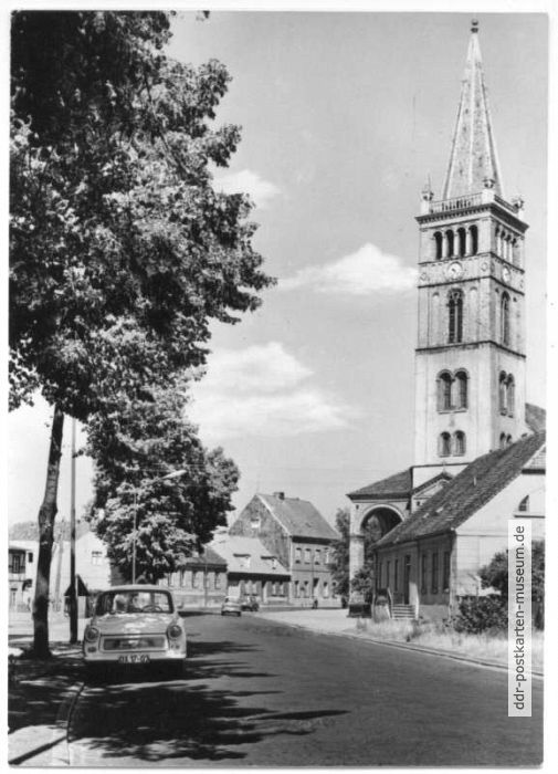 Havelstraße mit Evangelischer Kirche - 1974 / 1981