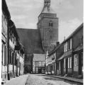 Burgstraße und Kirche - 1960