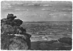 Lausitzer Gebirge, Blick vom Töpfer ins Zittauer Tal - 1959