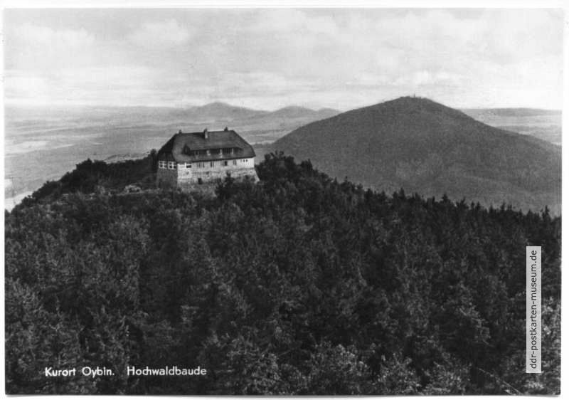 Hochwaldbaude im Zittauer Gebirge bei Oybin - 1968