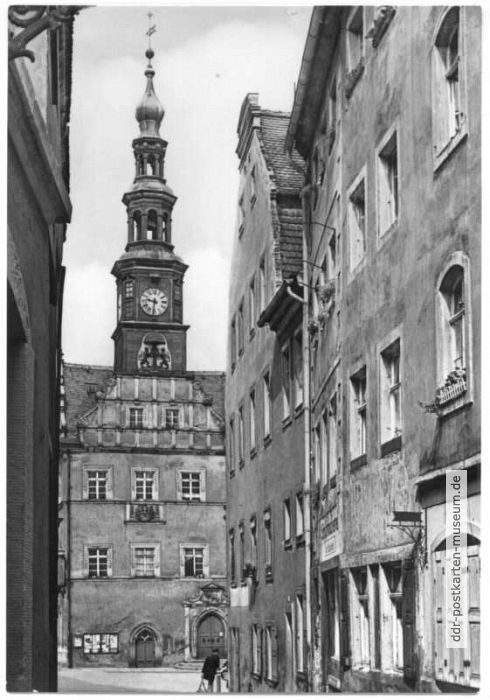 Kirchgasse mit Blick zum Rathaus - 1971