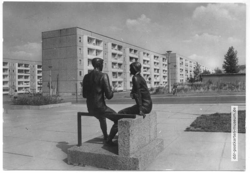 Neubauten und Plastik auf dem Sonnenstein - 1977