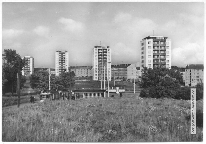 Neubauten am Oberen Bahnhof - 1967
