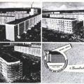 Bau der Jugend, 1.Bauabschnitt der Chemiearbeiterstadt Halle/Saale-West - 1966