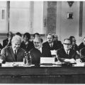 Die Delegation der SED während des Welttreffens der Kommunistischen Parteien 1969 in Moskau - 1970