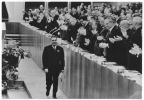 VII. Parteitag der SED 1967 in Berlin, Leonid Breschnjew an der Ehrentribüne - 1967