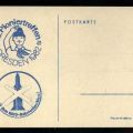 Aktionspostkarte vom VII. Pioniertreffen 1982 mit Propaganda gegen NATO