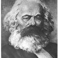Gemälde des Karl Marx - 1977
