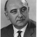 Dr. Erich Apel, Mitglied des Politbüro des ZK der SED und Vorsitzender der Staatlichen Plankommission - 1964