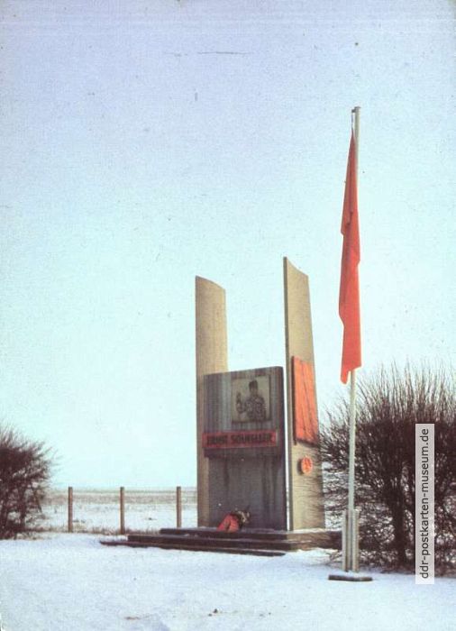 Ernst-Schneller-Gedenkstätte der GST in Schönhagen (Bezirk Potsdam) - 1980