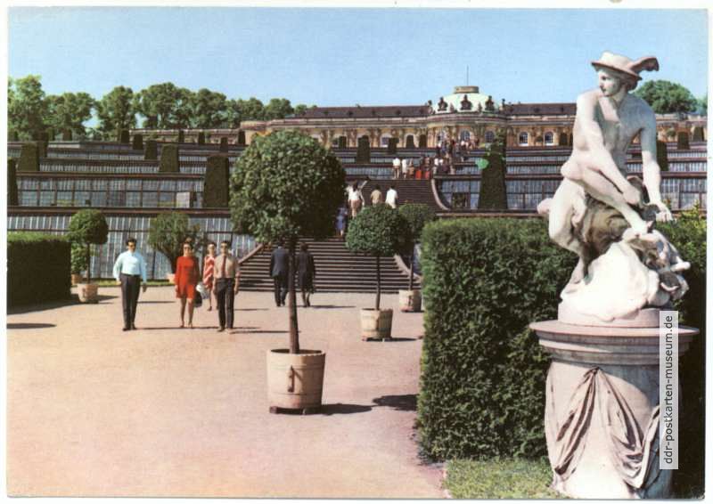 Terrassen am Schloß Sanssouci - 1970