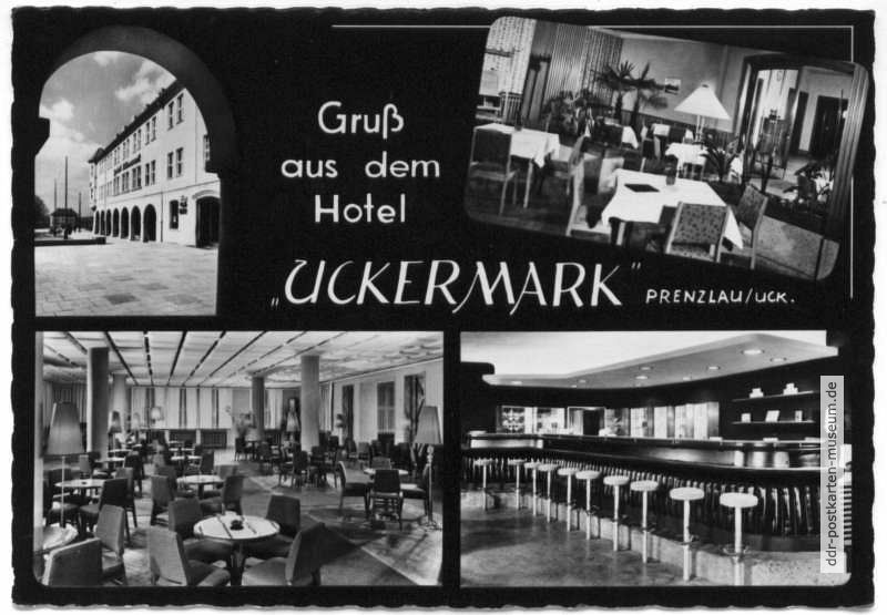 Gruß aus dem Hotel "Uckermark" - 1958