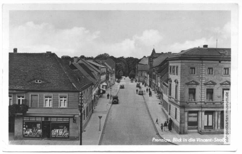 Blick in die Vincent-Straße - 1952