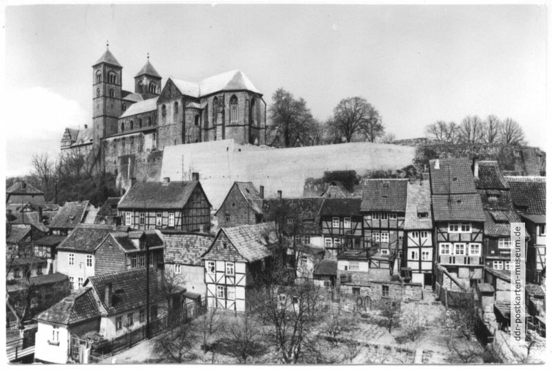 Burgberg mit Stiftskirche, alte Bürgerhäuser - 1977