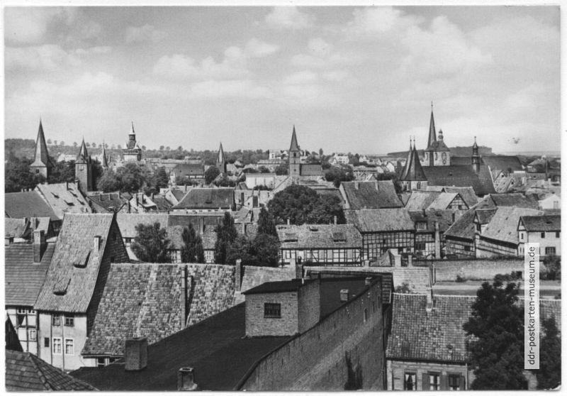 Blick auf Quedlinburg - 1960