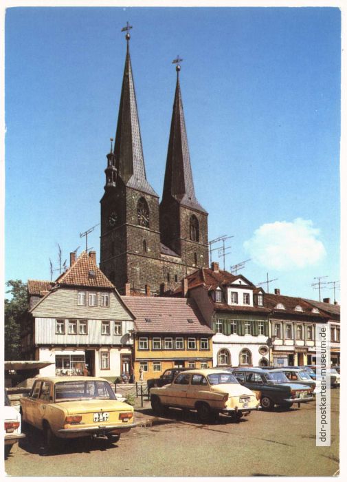 Blick zur Nikolaikirche - 1982